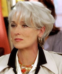 Meryl Streep grey hair