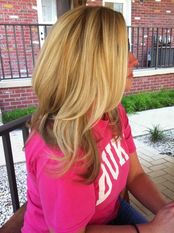 Lond blonde layers